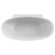 BAIGNOIRE ILOT AGATA OVALE 165X80 - 140 L - BLANC MAT