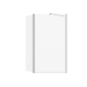 PARE BAIGNOIRE OBLIK 80 + 27 2 VOLETS FIXE + PIVOTANT CHROME