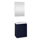 Pack lave mains avec miroir Porto Bleu nuit - Marque allibert