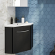 MEUBLE LM ANGLE CORNER NOIR ALLIBERT
