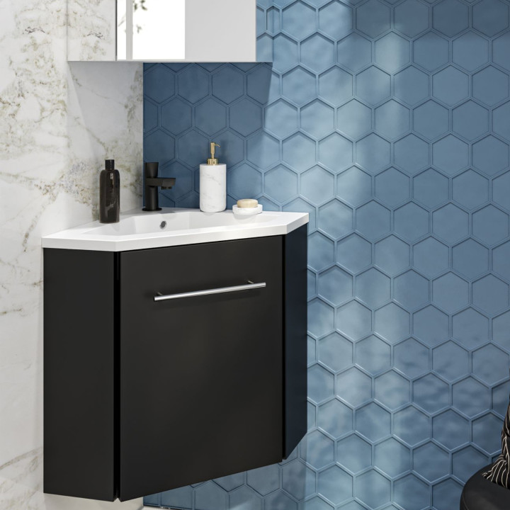 MEUBLE LM ANGLE CORNER NOIR ALLIBERT