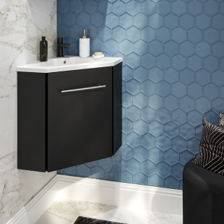 MEUBLE LM ANGLE CORNER NOIR ALLIBERT