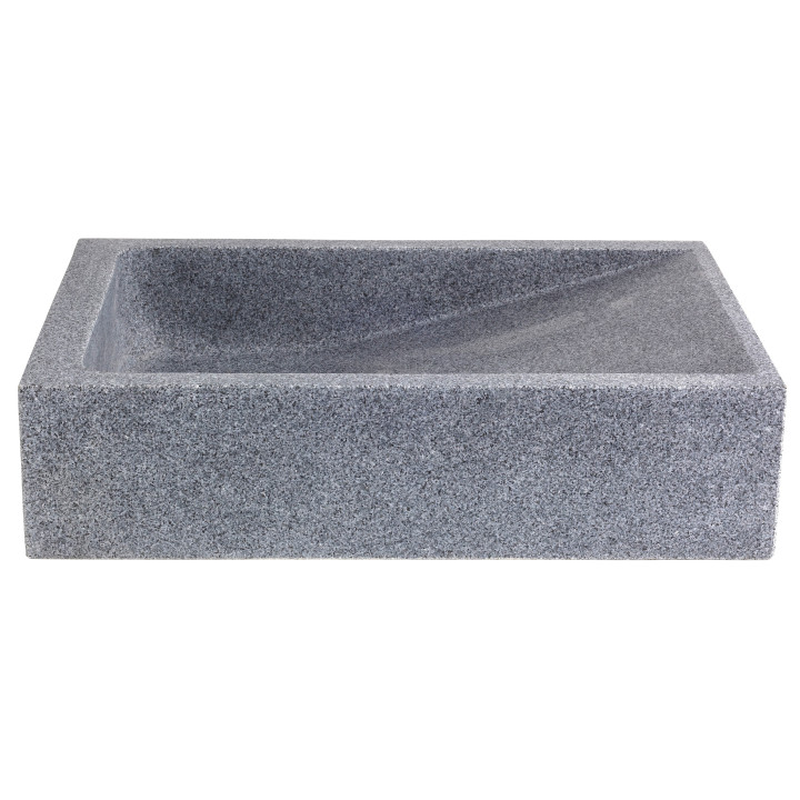 Vasque à Poser Rectangulaire en Pierre Naturelle – Beau Design 