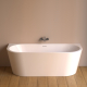 BAIGNOIRE ILOT MURAL PHILOA OVALE 170X75 - 200 L - BLANC