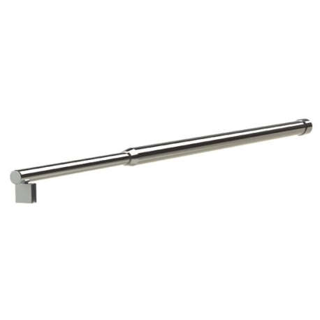 Barre de fixation renfort pour paroi fixe douche chromé extensible 66-100 Allibert