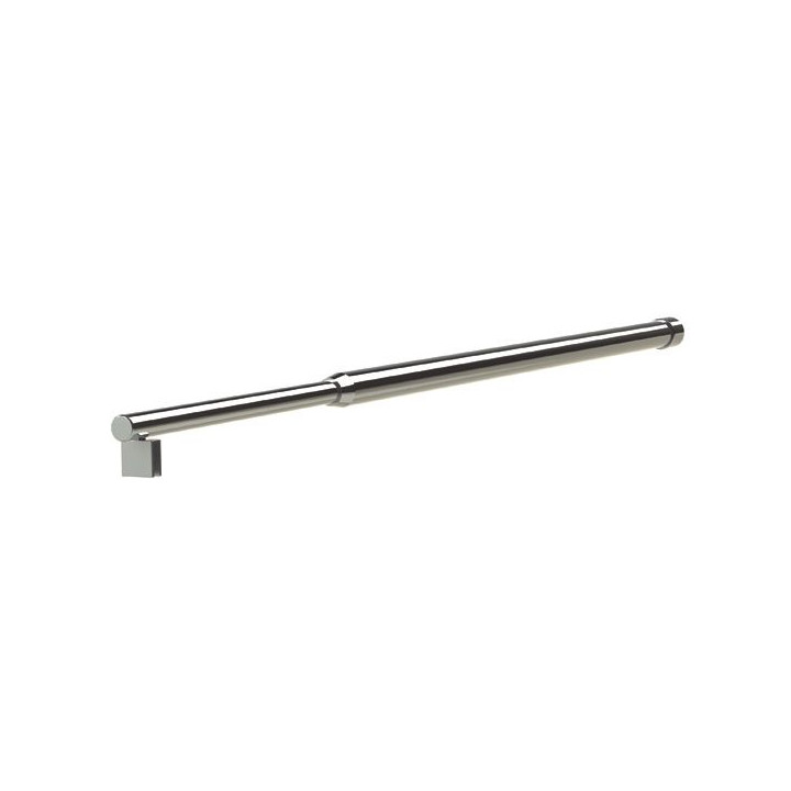 Barre de fixation renfort pour paroi fixe douche chromé extensible 66-100 Allibert