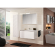 Armoire miroir de toilette éclairante 120 cm Juno 3 portes tryptique