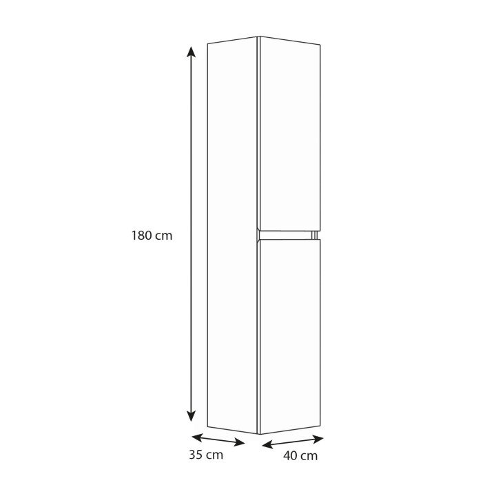 MEUBLE COLONNE BAZIL 180 CM