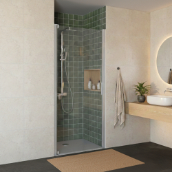 PORTE PIVOTANTE LAJA 90 CHROME