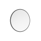 Miroir simple 75 cm avec contour noir pour meuble de salle de bain Cobalto