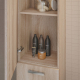 ENSEMBLE MEUBLE SALLE DE BAIN 60 CM + MIROIR + COLONNE ALBAN