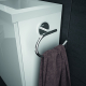 Pack meuble lave-mains avec miroir - dérouleur - porte serviette - L 40 x H 60 x P 25.2 cm - Closy