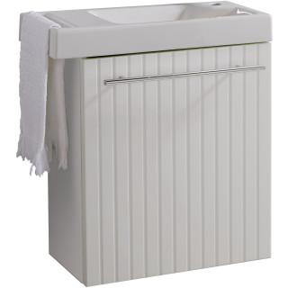 MEUBLE AVEC LM HOUSTON 2 BLANC STRIE SOLO