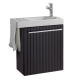 PACK MEUBLE HOUSTON 2 NOIR STRIE + ROBINET DUO + ACCESS