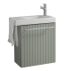 PACK MEUBLE HOUSTON 2 VERT STRIE + ROBINET DUO + ACCESS