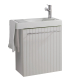 PACK MEUBLE HOUSTON 2 BLANC STRIE + MITIGEUR DUO + ACCESS
