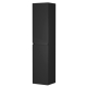 Meuble colonne salle de bain 180 cm suspendu - Noir mat - Donna - Allibert