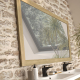 MIROIR NON LUMINEUX RECTANGLE 120 CM BOIS CAMBRIDGE