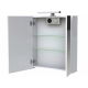 Armoire de toilette éclairante 2 portes 60 cm blanche Juno 2
