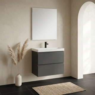 MEUBLE GAIN DE PLACE SLIM 60 GRIS ANTHRACITE