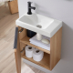 PACK MEUBLE HAMAC OAK BORDO + POIGNEE NOIRE + ROBI EAU FROIDE NOIR