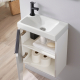 PACK MEUBLE HAMAC BLANC + POIGNEE NOIRE + ROBI EAU FROIDE NOIR