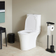 Pack WC à poser gain de place sans bride sortie horizontale - Shani