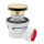 Ensemble bonde + siphon gain de place D32 pour vasque - Faible hauteur - Quick clack - D&ocirc;me dor&eacute; - Nano 6.7 - 30724955