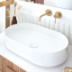 Ensemble bonde + siphon gain de place D32 pour vasque- Faible hauteur - Quick clack - Dôme blanc - Nano 6.7 - 30724953