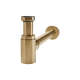 Siphon de lavabo en laiton doré brossé - mini linéis - 30724961
