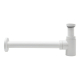 Siphon de lavabo en laiton blanc mat - mini linéis - 30724960