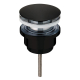 Bonde universelle laiton noir mat pour lavabo vasque avec ou sans trop plein - 30724564