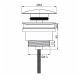 Bonde universelle laiton doré brossé mat pour lavabo vasque avec ou sans trop plein - 30724963
