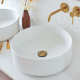 Bonde universelle laiton doré brossé mat pour lavabo vasque avec ou sans trop plein - 30724963