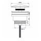 Bonde universelle laiton blanc mat pour lavabo vasque avec ou sans trop plein - 30724962
