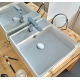 Bonde universelle laiton chromé pour lavabo vasque avec ou sans trop plein - 30723419