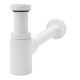 Siphon de lavabo en laiton blanc mat - mini linéis - 30724960