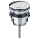 Bonde universelle laiton chromé pour lavabo vasque avec ou sans trop plein - 30723419