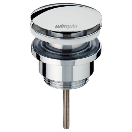 Bonde universelle laiton chromé pour lavabo vasque avec ou sans trop plein - 30723419