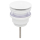 Bonde universelle laiton blanc mat pour lavabo vasque avec ou sans trop plein - 30724962