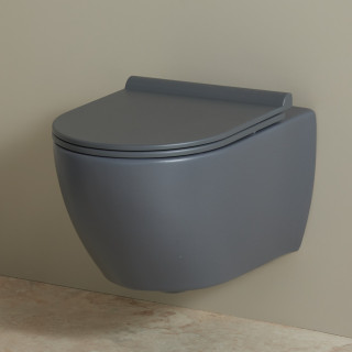 CUVETTE SUSPENDUE KNIDOS GRIS ANTHRACITE SANS BRIDE