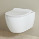 Cuvette WC suspendu sans bride effet vortex Bella