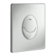 Plaque de déclenchement WC Grohe chromé finition mate - 38505P00