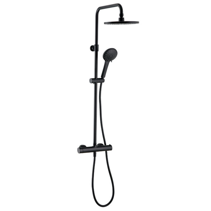 COLONNE DE DOUCHE BLACK TOUCH AVEC MITIGEUR THERMOSTATIQUE WIRQUIN