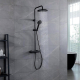 COLONNE DE DOUCHE BLACK TOUCH AVEC MITIGEUR THERMOSTATIQUE WIRQUIN