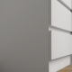 Meuble salle de bain 100 cm A poser - Plan vasque céramique - Blanc mat - Karaib 2