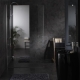 Paroi de douche fixe italienne 120x195 cm Réversible avec Porte-Savon et Bande Miroir