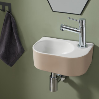 LAVE MAINS PAREO BLANC BEIGE