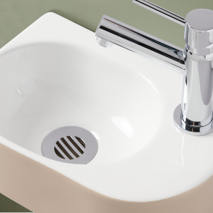 LAVE MAINS PAREO BLANC BEIGE