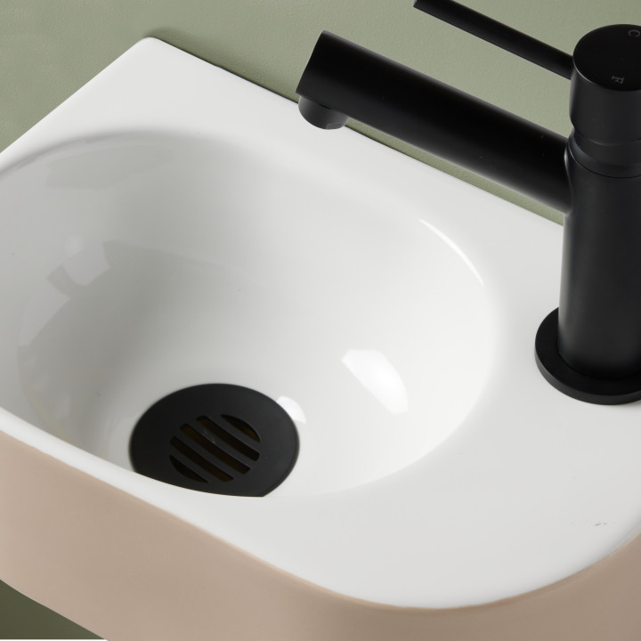 LAVE MAINS PAREO BLANC BEIGE